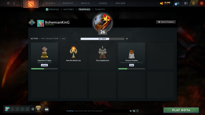 Crusader III | MMR: 1860 - Behavior: 5294 (Playable) | Exclusive Arcana: Vengeful Spirit | AM Persona | Quartero's Curios Sets | Many Items Inside | Fast Queue | Complete Access | LOW PRICE