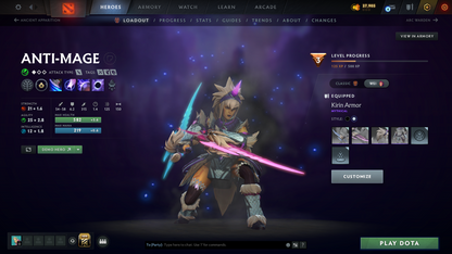 Crusader III | MMR: 1860 - Behavior: 5294 (Playable) | Exclusive Arcana: Vengeful Spirit | AM Persona | Quartero's Curios Sets | Many Items Inside | Fast Queue | Complete Access | LOW PRICE