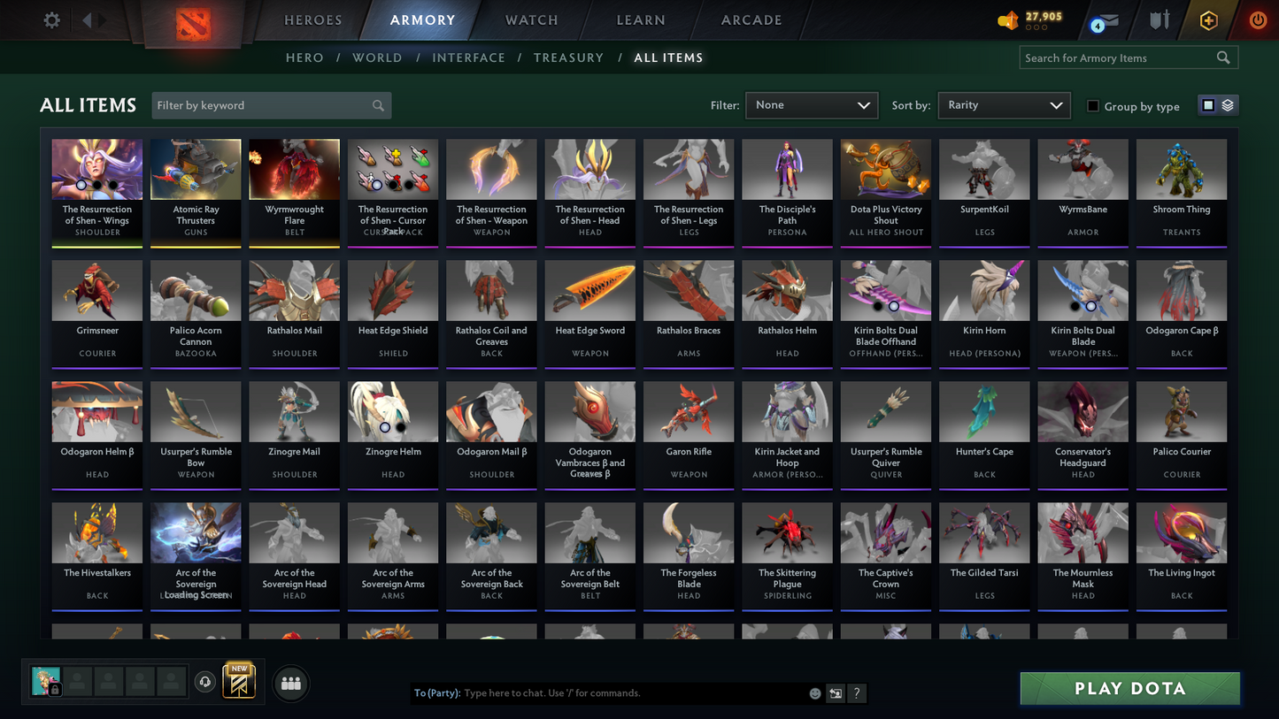 Crusader III | MMR: 1860 - Behavior: 5294 (Playable) | Exclusive Arcana: Vengeful Spirit | AM Persona | Quartero's Curios Sets | Many Items Inside | Fast Queue | Complete Access | LOW PRICE