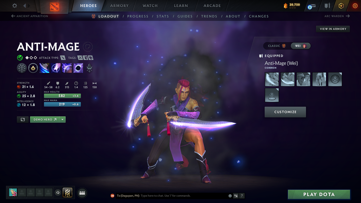Legend V | MMR: 3649 | Behavior: 10312 | Anti Mage Persona | Latest Cache Sets | Many Items Inside | Quartero's Curious Sets | Mainpool | 2018 Account | Fast Queue