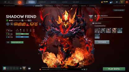 Ancient V | MMR: 4409 | Behavior: 12000 | 3 Arcanas: Terrorblade, Shadow Fiend & Zeus | AM Persona | Fully Stacked with Cache Sets, Immortals & Items | Mainpool | 2700+ Matches | High Trophy Level | 2016 Account