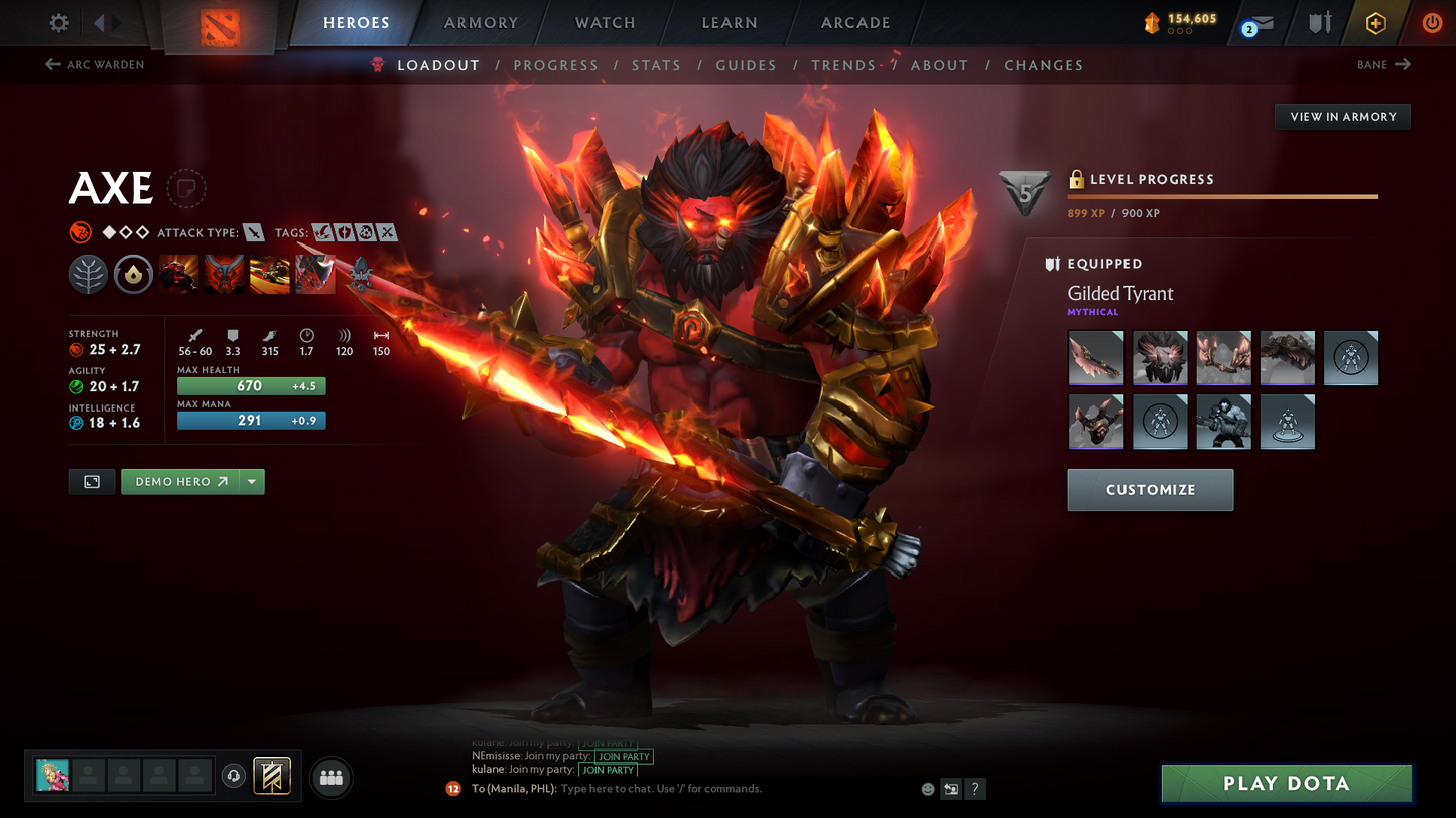 Ancient V | MMR: 4409 | Behavior: 12000 | 3 Arcanas: Terrorblade, Shadow Fiend & Zeus | AM Persona | Fully Stacked with Cache Sets, Immortals & Items | Mainpool | 2700+ Matches | High Trophy Level | 2016 Account