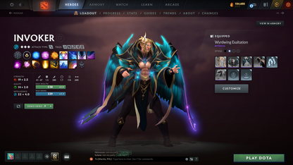 Ancient V | MMR: 4409 | Behavior: 12000 | 3 Arcanas: Terrorblade, Shadow Fiend & Zeus | AM Persona | Fully Stacked with Cache Sets, Immortals & Items | Mainpool | 2700+ Matches | High Trophy Level | 2016 Account