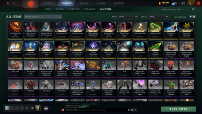 Ancient V | MMR: 4409 | Behavior: 12000 | 3 Arcanas: Terrorblade, Shadow Fiend & Zeus | AM Persona | Fully Stacked with Cache Sets, Immortals & Items | Mainpool | 2700+ Matches | High Trophy Level | 2016 Account