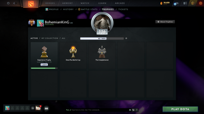 AGHANIMS BATTLEPASS | Drow Ranger (Style 2), Phantom Assassin, Jugg & Terrorblade Arcanas | 6 Personas: Invoker, CM, AM, PA, Pudge & Mirana | Hoodwink Prestige | Tons of Cache Sets & Items | Fully Stacked Account | 8,200+ Hours Played | Complete Access