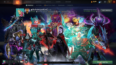 AGHANIMS BATTLEPASS | Drow Ranger (Style 2), Phantom Assassin, Jugg & Terrorblade Arcanas | 6 Personas: Invoker, CM, AM, PA, Pudge & Mirana | Hoodwink Prestige | Tons of Cache Sets & Items | Fully Stacked Account | 8,200+ Hours Played | Complete Access