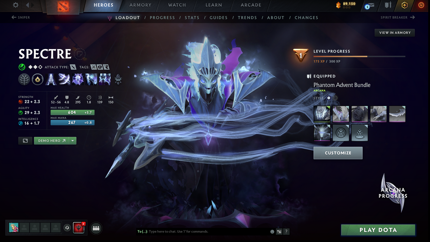Legend I | MMR: 3150 - Behavior: 11263 | NEMESTICE BATTLEPASS | Spectre, Phantom Assassin, CM, TB & Pudge Arcanas | Dark Artistry Invoker, Dragon Knight & PA Persona | 2014 Account | Many Cache Sets & Items Inside | Full Access