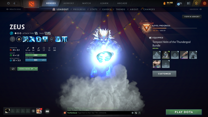 Archon III | MMR: 2636 - Behavior: 4295 (Playable) | Zeus Arcana | Juggernaut & Slardar Cavern Crawl Sets | Many Items | 2022 Account | Trophy Level: 60+ | LOW PRICE