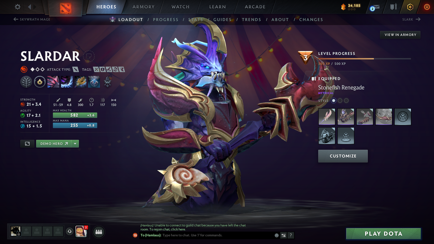 Archon III | MMR: 2636 - Behavior: 4295 (Playable) | Zeus Arcana | Juggernaut & Slardar Cavern Crawl Sets | Many Items | 2022 Account | Trophy Level: 60+ | LOW PRICE