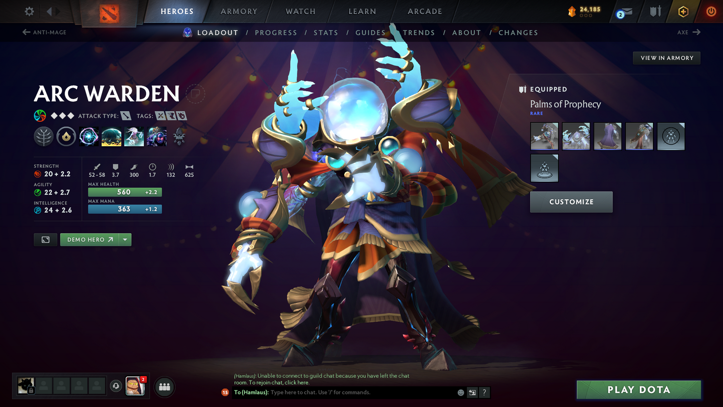 Archon III | MMR: 2636 - Behavior: 4295 (Playable) | Zeus Arcana | Juggernaut & Slardar Cavern Crawl Sets | Many Items | 2022 Account | Trophy Level: 60+ | LOW PRICE