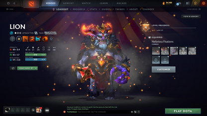 Archon III | MMR: 2636 - Behavior: 4295 (Playable) | Zeus Arcana | Juggernaut & Slardar Cavern Crawl Sets | Many Items | 2022 Account | Trophy Level: 60+ | LOW PRICE