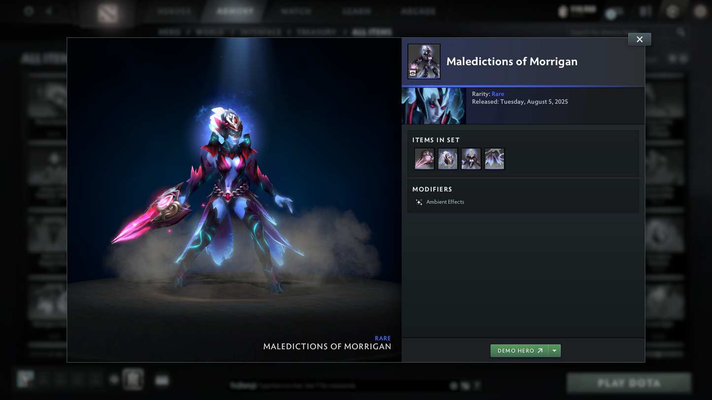 Ancient III | MMR: 4203 | Behavior: 10821 | Latest Pudge Persona | 550+ Matches | 110,000+ Dota Plus Shards | Decent Sets | Fast Queue | Complete Access