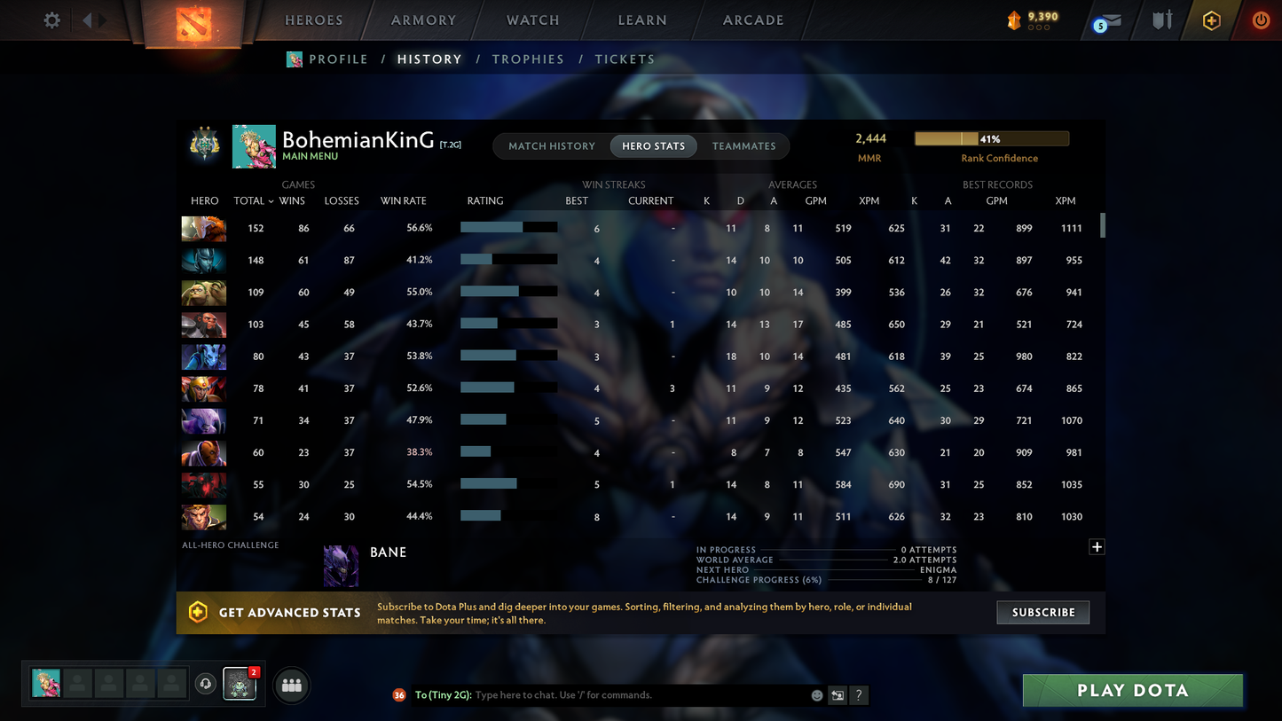 Archon II | MMR: 2444 - Behavior: 11952 | 2 Arcanas: Pudge & Shadow Fiend | Loaded with Sets and Immortals | 3800+ Hours Played | 2014 Account | Complete Access