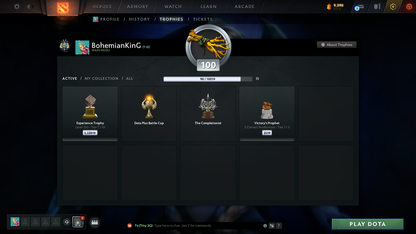 Archon II | MMR: 2444 - Behavior: 11952 | 2 Arcanas: Pudge & Shadow Fiend | Loaded with Sets and Immortals | 3800+ Hours Played | 2014 Account | Complete Access