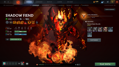 Archon II | MMR: 2444 - Behavior: 11952 | 2 Arcanas: Pudge & Shadow Fiend | Loaded with Sets and Immortals | 3800+ Hours Played | 2014 Account | Complete Access