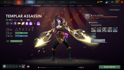 Archon II | MMR: 2444 - Behavior: 11952 | 2 Arcanas: Pudge & Shadow Fiend | Loaded with Sets and Immortals | 3800+ Hours Played | 2014 Account | Complete Access