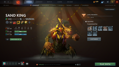 Archon II | MMR: 2444 - Behavior: 11952 | 2 Arcanas: Pudge & Shadow Fiend | Loaded with Sets and Immortals | 3800+ Hours Played | 2014 Account | Complete Access