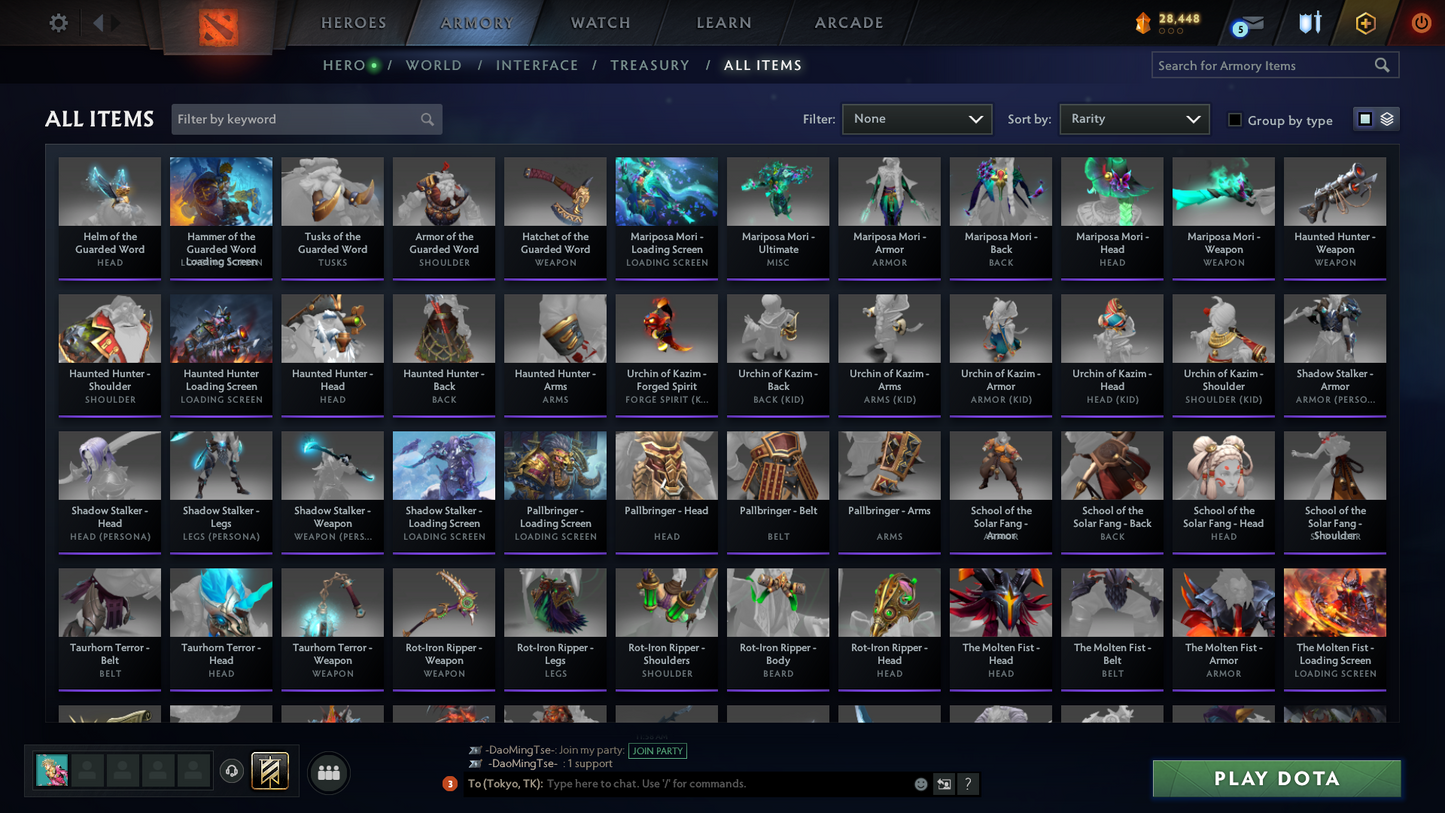 Crusader V | Behavior: 12000 | BATTLEPASS: TI7, TI9 & TI10 | 8 Arcanas - Wraith King, Windranger, QOP, IO, Earthshaker, MK, Techies & Pudge | Axe, Tiny & Kunkka Shark Prestige | 6 Exclusive Personas | 3 Terrains | Tons of Cache Sets | 7500+ Matches