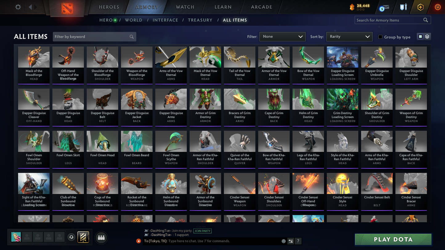 Crusader V | Behavior: 12000 | BATTLEPASS: TI7, TI9 & TI10 | 8 Arcanas - Wraith King, Windranger, QOP, IO, Earthshaker, MK, Techies & Pudge | Axe, Tiny & Kunkka Shark Prestige | 6 Exclusive Personas | 3 Terrains | Tons of Cache Sets | 7500+ Matches