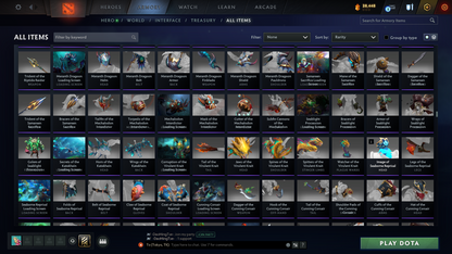 Crusader V | Behavior: 12000 | BATTLEPASS: TI7, TI9 & TI10 | 8 Arcanas - Wraith King, Windranger, QOP, IO, Earthshaker, MK, Techies & Pudge | Axe, Tiny & Kunkka Shark Prestige | 6 Exclusive Personas | 3 Terrains | Tons of Cache Sets | 7500+ Matches