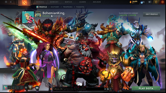 Archon IV | MMR: 2722 - Behavior: 8978 | Pudge Arcana | Anti Mage Persona | Fully Stacked with Rare Sets and Immortals | 3100+ Matches | Mainpool | Fast Queue | Complete Access