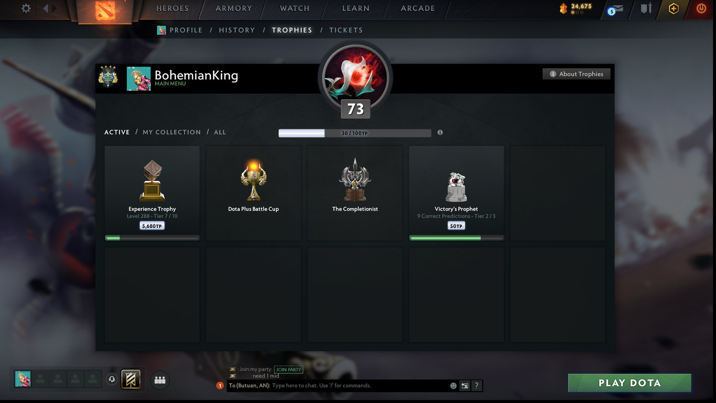 Archon IV | MMR: 2722 - Behavior: 8978 | Pudge Arcana | Anti Mage Persona | Fully Stacked with Rare Sets and Immortals | 3100+ Matches | Mainpool | Fast Queue | Complete Access