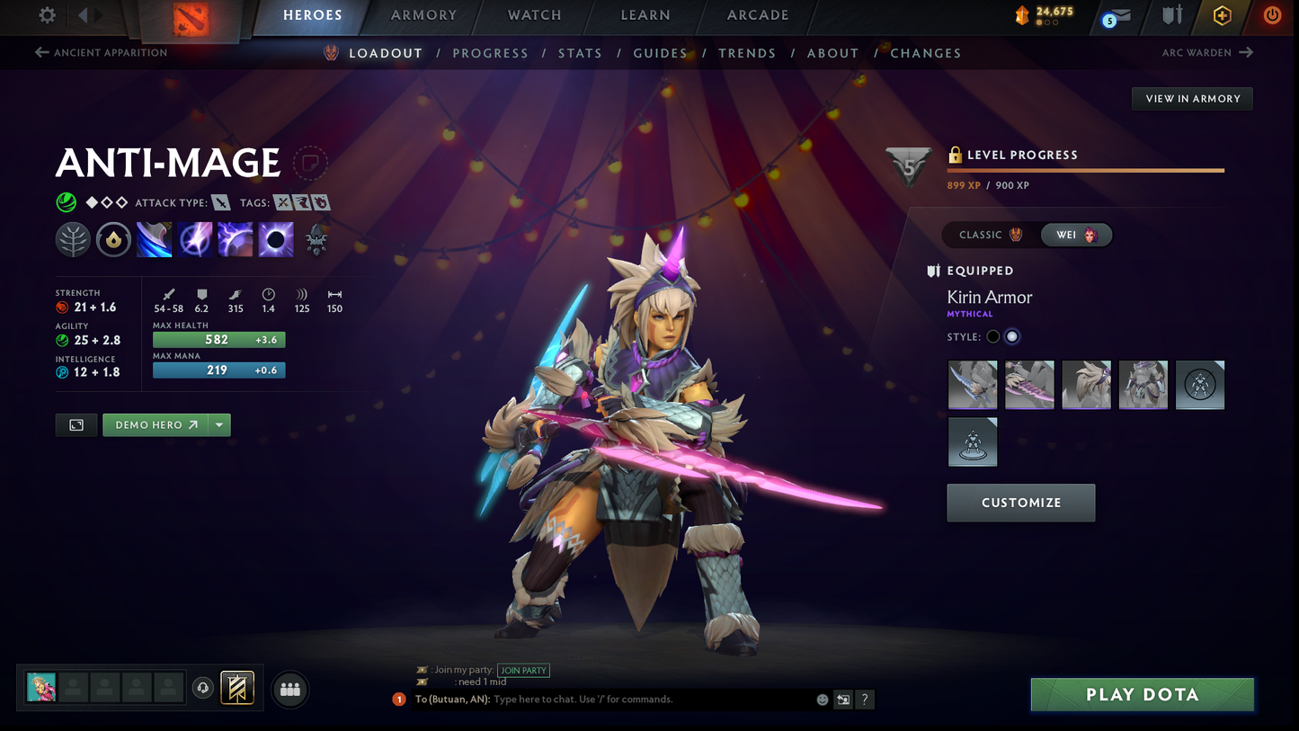 Archon IV | MMR: 2722 - Behavior: 8978 | Pudge Arcana | Anti Mage Persona | Fully Stacked with Rare Sets and Immortals | 3100+ Matches | Mainpool | Fast Queue | Complete Access