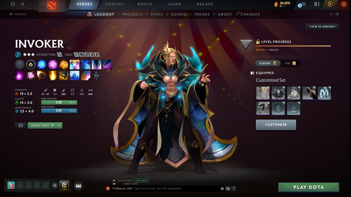 Archon IV | MMR: 2722 - Behavior: 8978 | Pudge Arcana | Anti Mage Persona | Fully Stacked with Rare Sets and Immortals | 3100+ Matches | Mainpool | Fast Queue | Complete Access