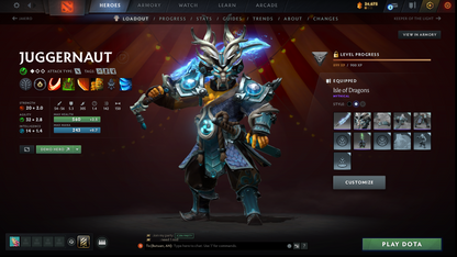 Archon IV | MMR: 2722 - Behavior: 8978 | Pudge Arcana | Anti Mage Persona | Fully Stacked with Rare Sets and Immortals | 3100+ Matches | Mainpool | Fast Queue | Complete Access