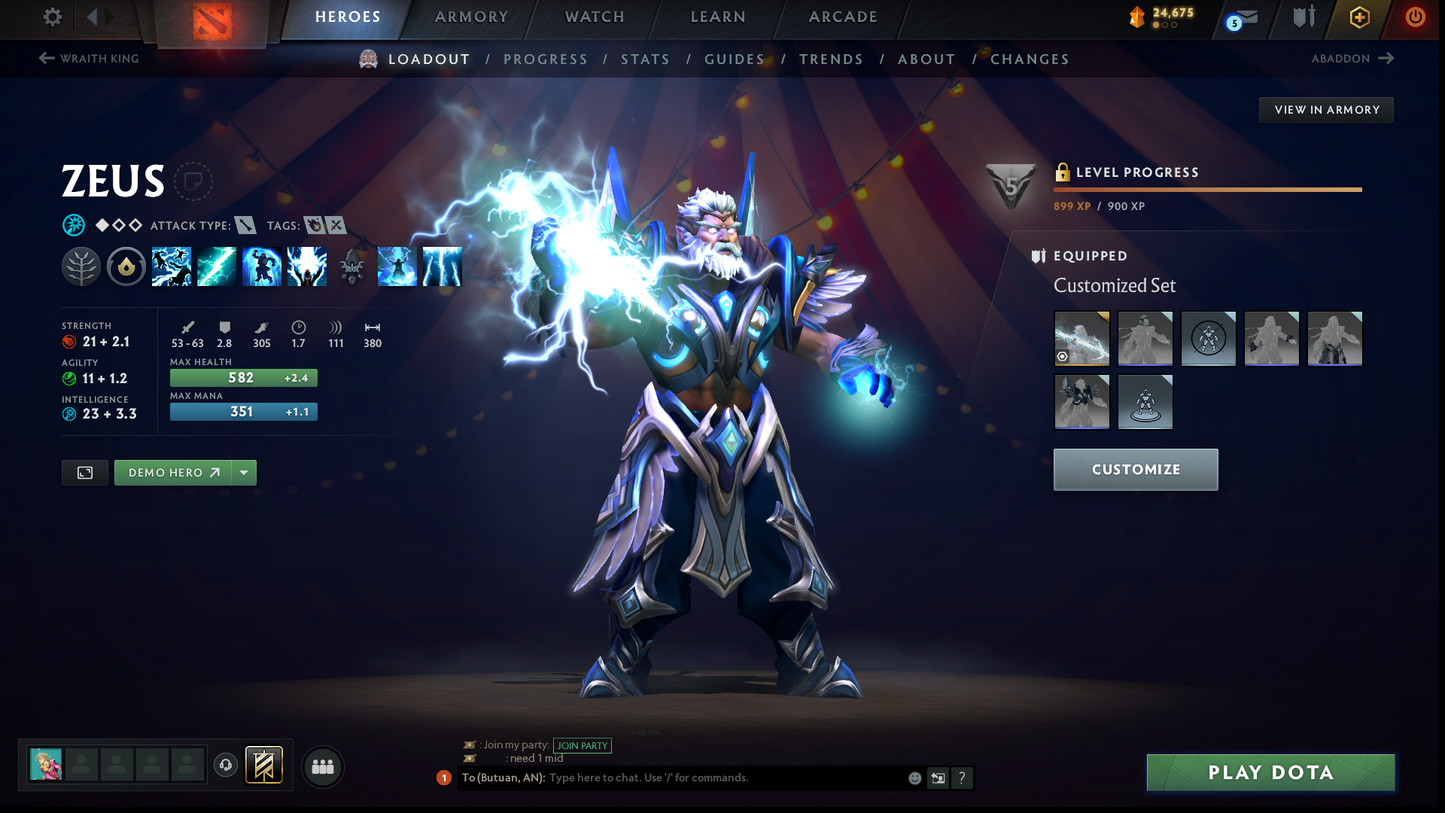 Archon IV | MMR: 2722 - Behavior: 8978 | Pudge Arcana | Anti Mage Persona | Fully Stacked with Rare Sets and Immortals | 3100+ Matches | Mainpool | Fast Queue | Complete Access