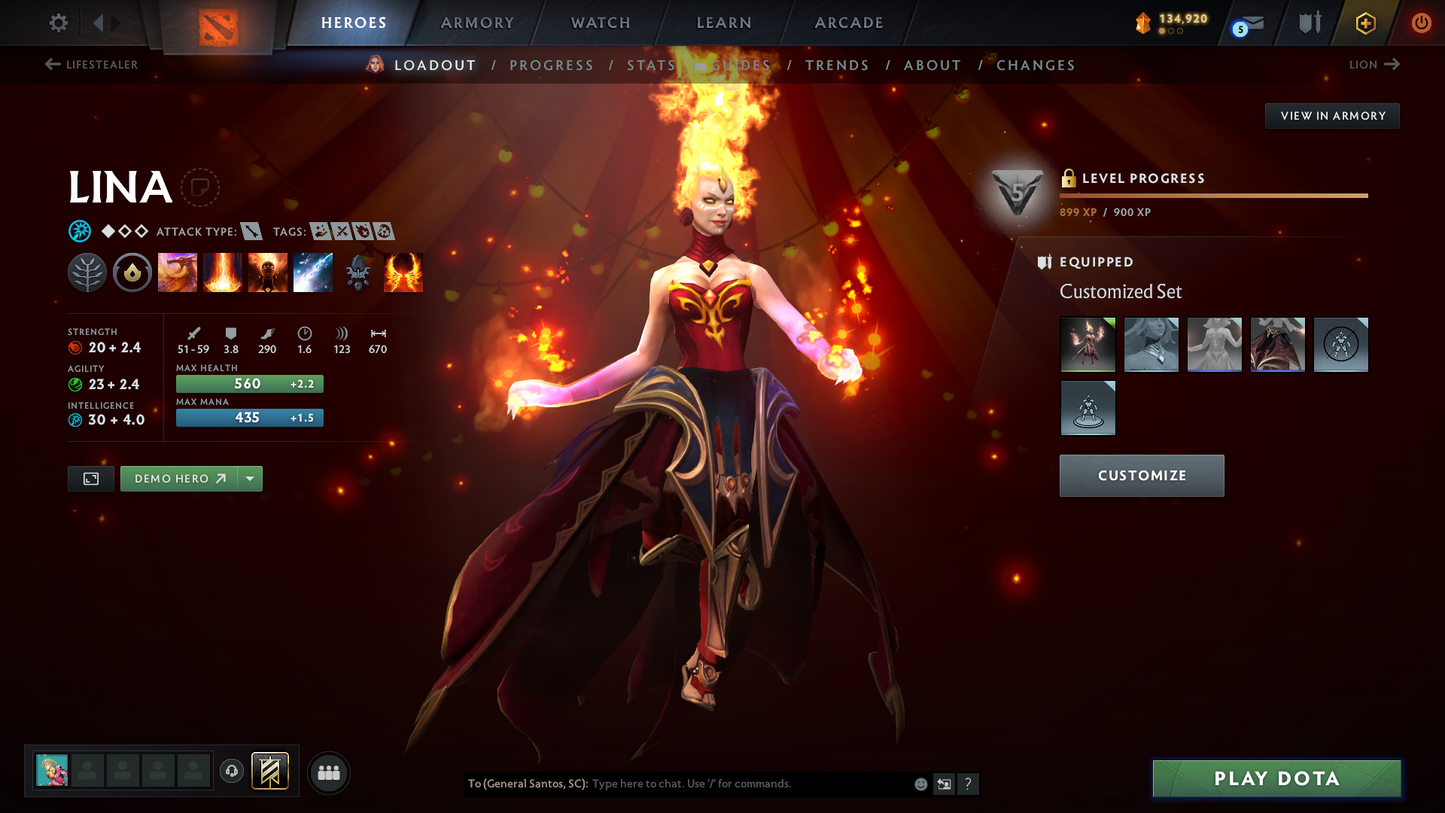 Immortal Leaderboard 2650 | MMR: 7664 - Behavior: 12000 | Terrorblade & Lina Arcana | Anti Mage Persona | Loaded with Sets & Items | Quartero's Curious (All Sets Unlocked) | 2400+ Matches | Mainpool | Trophy Level: 270+ | Complete Access