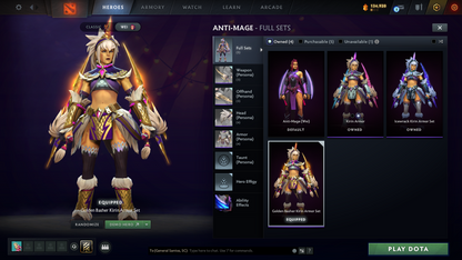 Immortal Leaderboard 2650 | MMR: 7664 - Behavior: 12000 | Terrorblade & Lina Arcana | Anti Mage Persona | Loaded with Sets & Items | Quartero's Curious (All Sets Unlocked) | 2400+ Matches | Mainpool | Trophy Level: 270+ | Complete Access
