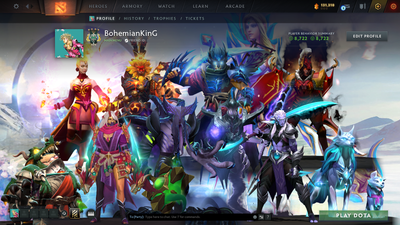 Archon IV | MMR: 2854 | Battlepass: TI11 | 5 Arcanas: Void, Razor, Monkey King, Lina & Legion | 4 Personas: PA, CM, AM & Pudge | Primal Prestige | Reef's Edge Terrain | Tons of Cache Sets & Items | Stacked Account | 3000+ Hours Played | Complete Access