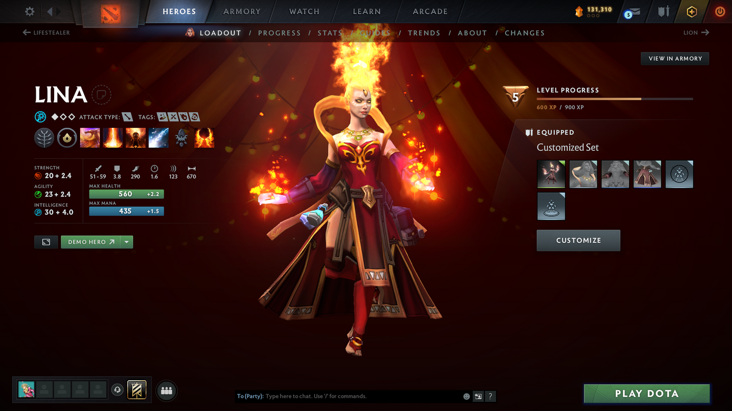 Archon IV | MMR: 2854 | Battlepass: TI11 | 5 Arcanas: Void, Razor, Monkey King, Lina & Legion | 4 Personas: PA, CM, AM & Pudge | Primal Prestige | Reef's Edge Terrain | Tons of Cache Sets & Items | Stacked Account | 3000+ Hours Played | Complete Access