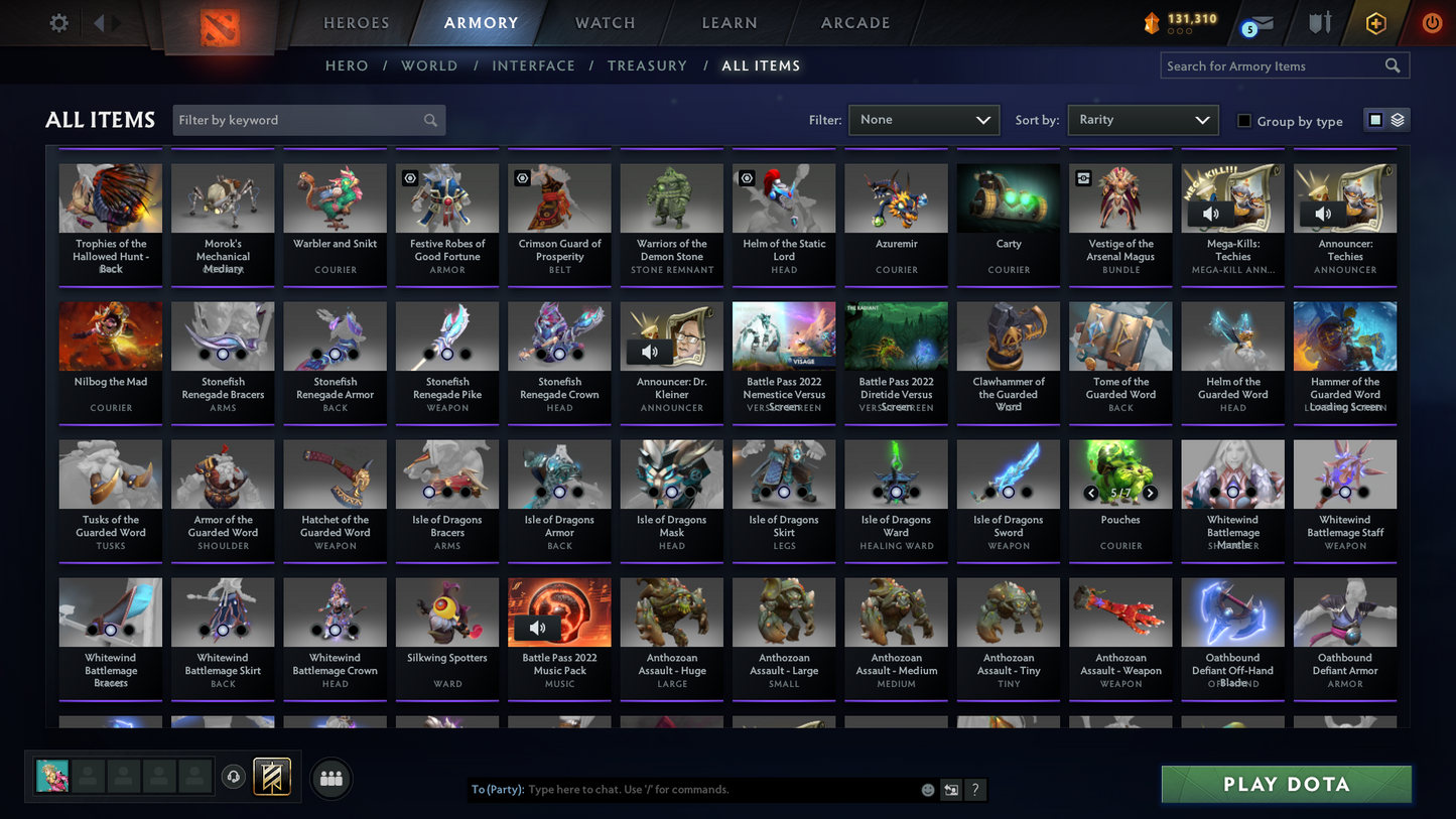Archon IV | MMR: 2854 | Battlepass: TI11 | 5 Arcanas: Void, Razor, Monkey King, Lina & Legion | 4 Personas: PA, CM, AM & Pudge | Primal Prestige | Reef's Edge Terrain | Tons of Cache Sets & Items | Stacked Account | 3000+ Hours Played | Complete Access