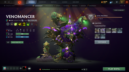 Archon III | MMR: 2640 | Behavior: 12000 | 3 Arcanas: Terrorblade, Shadow Fiend & Zeus | Mirana & Anti Mage Persona | Complete 10th Anniversary Items | Stacked Account | Mainpool | High Trophy Level | 3100+ Hours Played