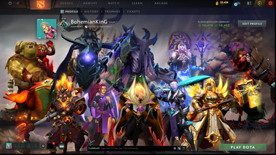 Crusader II | MMR: 1798 | Battlepass: TI11 | 5 Arcanas: Void, Razor, Ogre, Crystal Maiden & Pudge | 4 Personas: Phantom Assassin, Maiden & Anti Mage | Primal Prestige | Tons of Cache Sets & Items | Stacked Account | 2,100+ Hours Played | Complete Access