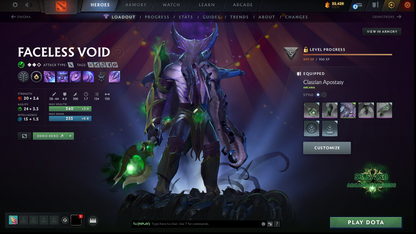 Crusader II | MMR: 1798 | Battlepass: TI11 | 5 Arcanas: Void, Razor, Ogre, Crystal Maiden & Pudge | 4 Personas: Phantom Assassin, Maiden & Anti Mage | Primal Prestige | Tons of Cache Sets & Items | Stacked Account | 2,100+ Hours Played | Complete Access