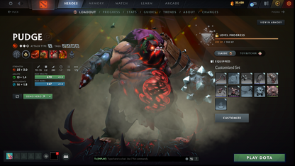Crusader II | MMR: 1798 | Battlepass: TI11 | 5 Arcanas: Void, Razor, Ogre, Crystal Maiden & Pudge | 4 Personas: Phantom Assassin, Maiden & Anti Mage | Primal Prestige | Tons of Cache Sets & Items | Stacked Account | 2,100+ Hours Played | Complete Access