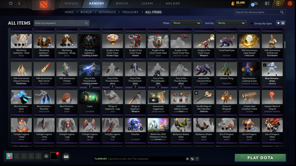 Crusader II | MMR: 1798 | Battlepass: TI11 | 5 Arcanas: Void, Razor, Ogre, Crystal Maiden & Pudge | 4 Personas: Phantom Assassin, Maiden & Anti Mage | Primal Prestige | Tons of Cache Sets & Items | Stacked Account | 2,100+ Hours Played | Complete Access