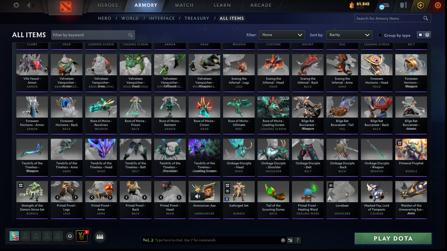 Archon V | MMR: 2977 | Behavior Score: 12000 | Stacked Account | 5 Arcanas: Jugg, PA, Venge, Lina & Legion | 4 Personas: AM, Pudge, PA, CM | Tons of Cache Sets & Items | x112 MMR DD TOKENS | 1 Month Free Dota Plus | Mainpool Account
