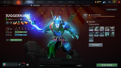 Immortal [2129] | MMR: 7866 - Behavior: 11555 | 3 Arcanas: Juggernaut, Zeus & Terrorblade | TI10 Terrain | AM Persona | Ultra Rare Battlepass Cavern Crawl Sets | Exclusive Cache | 2580+ Matches | 2014 Mainpool Account | Complete Access