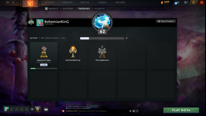 Archon II | MMR: 2328 - Behavior: 9386 | Zeus Arcana | 3500+ Hours | Stacked with Rare Sets and Immortals | 2500+ Matches | Mainpool | Fast Queue | Trophy Level: 290+