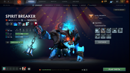 Crusader I | MMR: 1607 - Behavior: 8523 | 2 Arcanas: Juggernaut & Rubick | Anti Mage Persona | Quartero's Curios Sets | Many Immortals & Sets Inside | Fast Queue | Complete Access