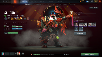 Crusader I | MMR: 1607 - Behavior: 8523 | 2 Arcanas: Juggernaut & Rubick | Anti Mage Persona | Quartero's Curios Sets | Many Immortals & Sets Inside | Fast Queue | Complete Access