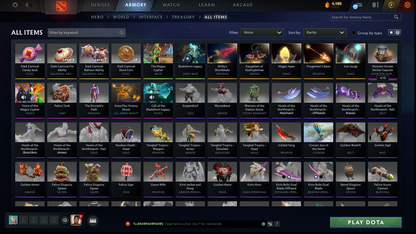 Crusader I | MMR: 1607 - Behavior: 8523 | 2 Arcanas: Juggernaut & Rubick | Anti Mage Persona | Quartero's Curios Sets | Many Immortals & Sets Inside | Fast Queue | Complete Access