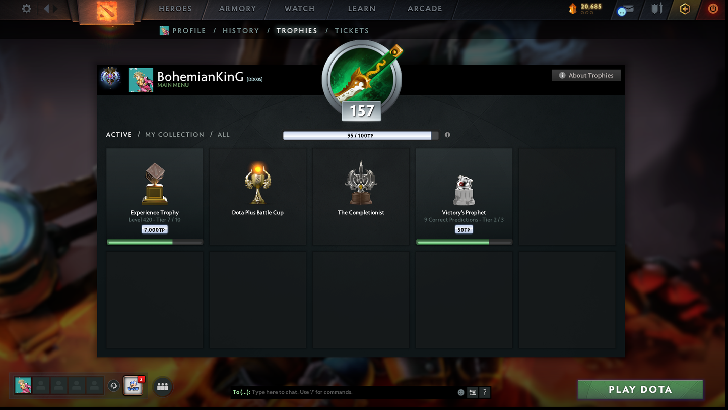 BATTLEPASS: TI7, TI11, AGHANIM, NEMESTICE - SPECIAL COLLECTOR'S ACCOUNT - 9 ARCANAS: SPEC, DROW, VOID, RAZOR, IO, PA, LC, PUDGE & SF + DK PERSONA, DARK ARTISTRY KID, KUNKKA & HOODWINK PRESTIGE | TONS OF CACHE SETS | 6 PERSONAS | TERRAINS