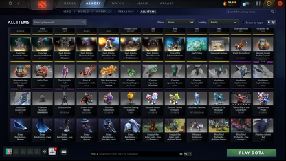 BATTLEPASS: TI7, TI11, AGHANIM, NEMESTICE - SPECIAL COLLECTOR'S ACCOUNT - 9 ARCANAS: SPEC, DROW, VOID, RAZOR, IO, PA, LC, PUDGE & SF + DK PERSONA, DARK ARTISTRY KID, KUNKKA & HOODWINK PRESTIGE | TONS OF CACHE SETS | 6 PERSONAS | TERRAINS