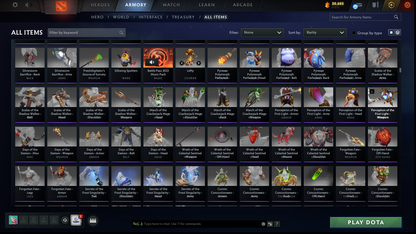 BATTLEPASS: TI7, TI11, AGHANIM, NEMESTICE - SPECIAL COLLECTOR'S ACCOUNT - 9 ARCANAS: SPEC, DROW, VOID, RAZOR, IO, PA, LC, PUDGE & SF + DK PERSONA, DARK ARTISTRY KID, KUNKKA & HOODWINK PRESTIGE | TONS OF CACHE SETS | 6 PERSONAS | TERRAINS