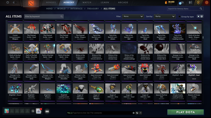 BATTLEPASS: TI7, TI11, AGHANIM, NEMESTICE - SPECIAL COLLECTOR'S ACCOUNT - 9 ARCANAS: SPEC, DROW, VOID, RAZOR, IO, PA, LC, PUDGE & SF + DK PERSONA, DARK ARTISTRY KID, KUNKKA & HOODWINK PRESTIGE | TONS OF CACHE SETS | 6 PERSONAS | TERRAINS